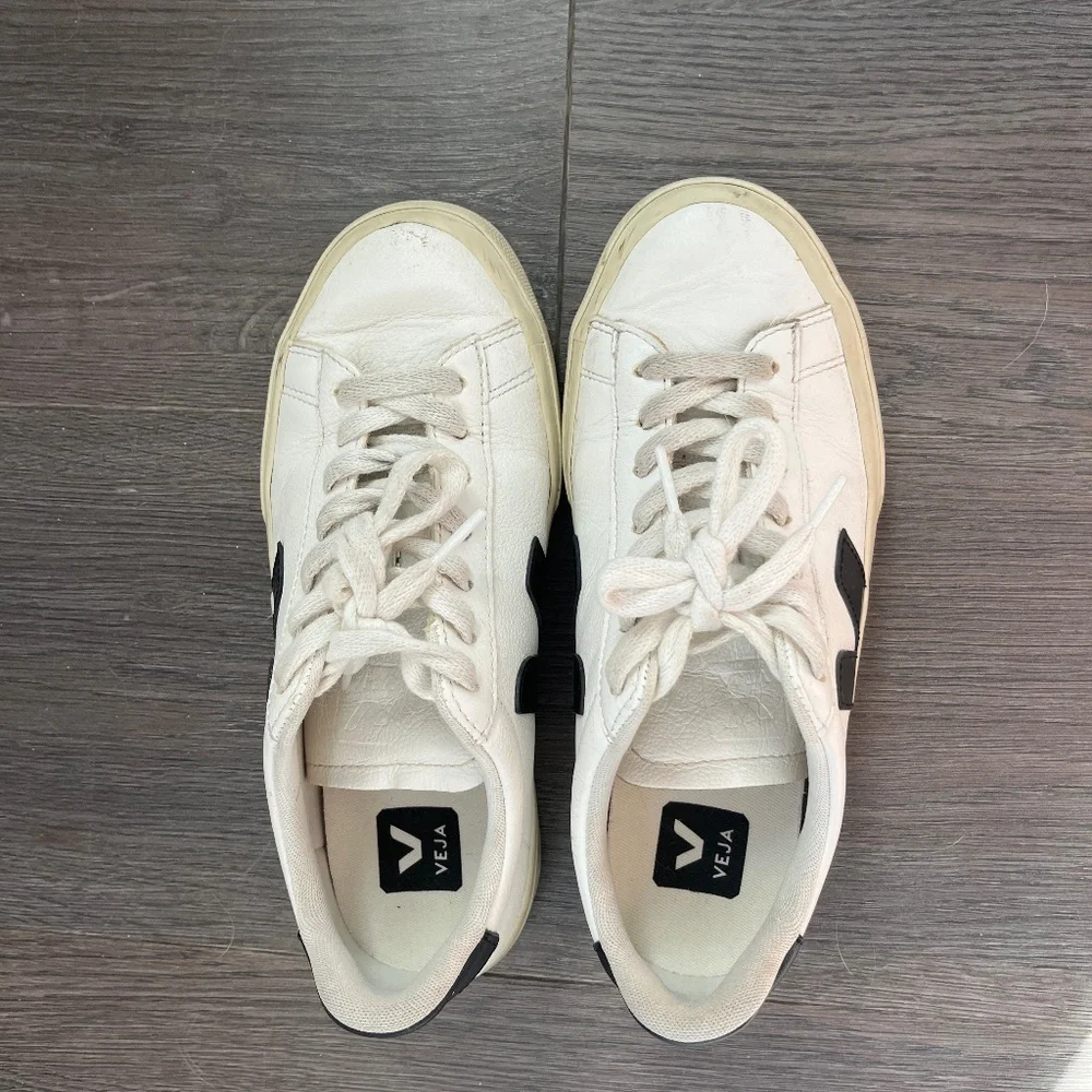 Vejas Campo women’s sneakers black and white - Picture 3 of 4